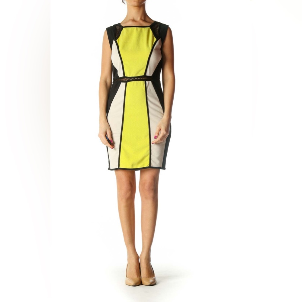 Beautiful Black and Yellow Dress